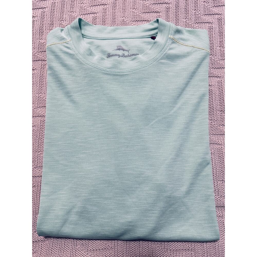 Tommy Bahama lime green tee size M